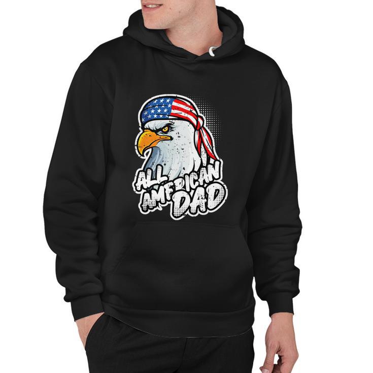 American Bald Eagle Mullet 4Th Of July All American Dad Gift Hoodie