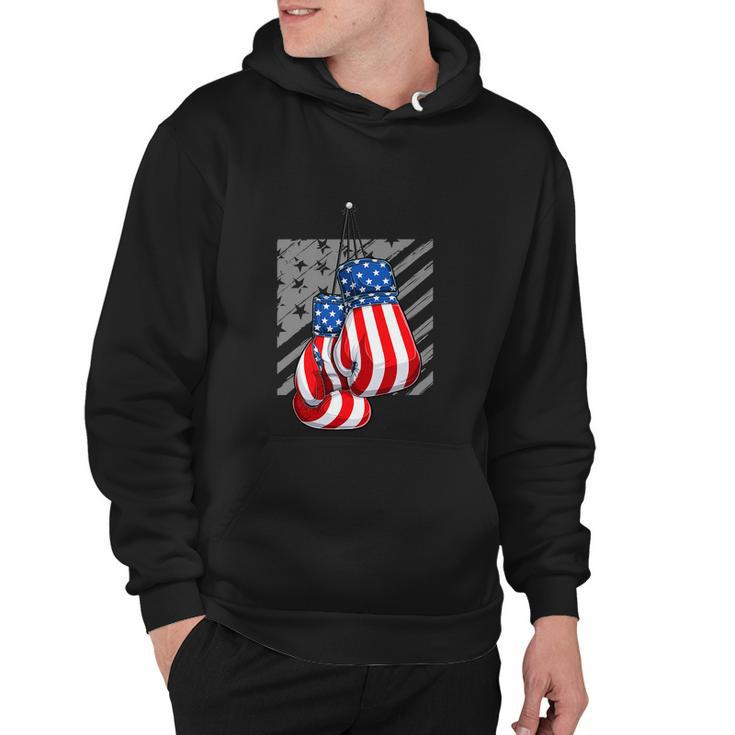 American Boxer Funny 4Th Of July Hoodie