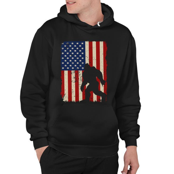 American Flag Gorilla Plus Size 4Th Of July Graphic Plus Size Shirt For Men Wome Hoodie