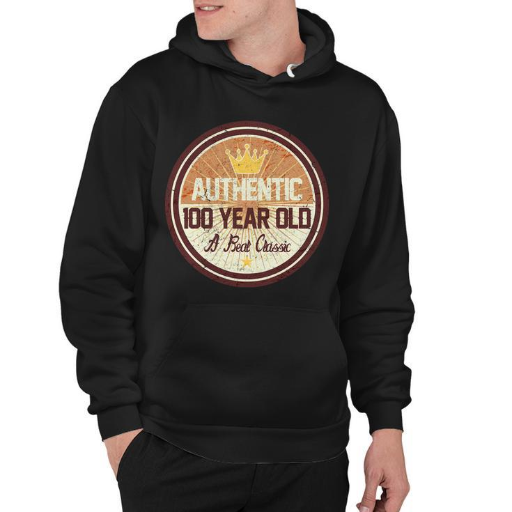 Authentic 100 Year Old Classic 100Th Birthday Tshirt Hoodie