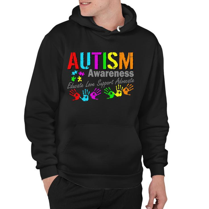 Autism Awareness Educate Love Support Advocate Hoodie