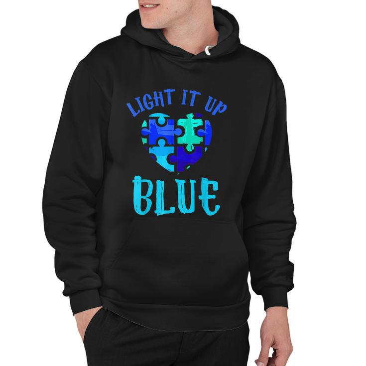 Autism Awareness Shirt Light It Up Blue Autism Awareness Hoodie