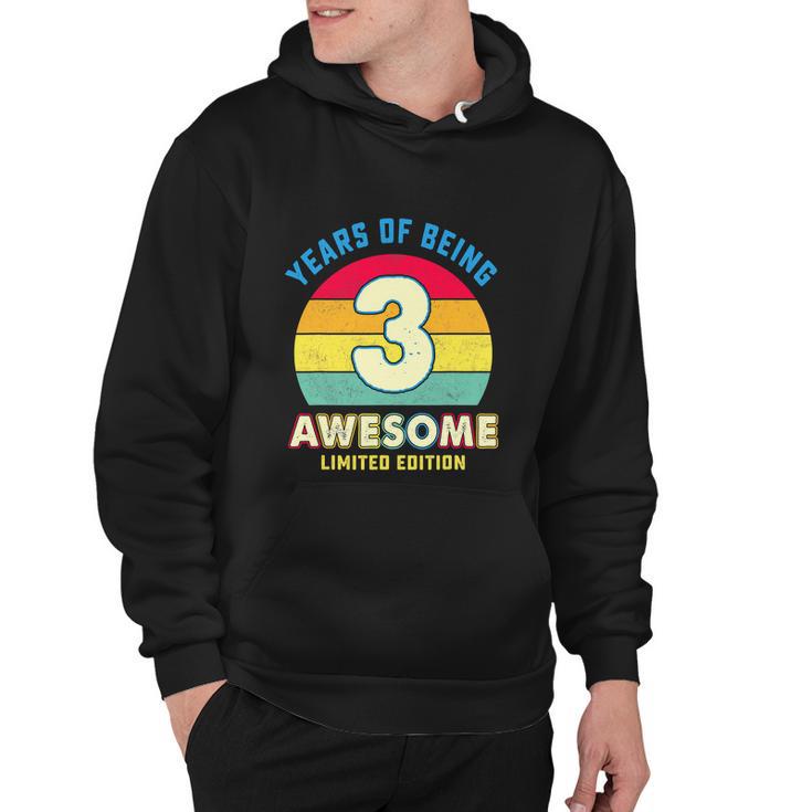 Awesome Retro 3Rd Birthday Boy Girl Hoodie