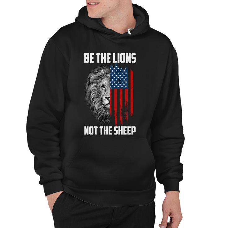 Be The Lions Not The Sheep Usa American Flag Tshirt Hoodie