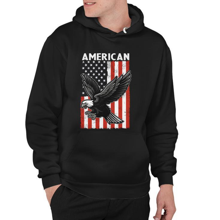 Beautiful Flying American Bald Eagle Mullet 4Th Of July Gift Hoodie