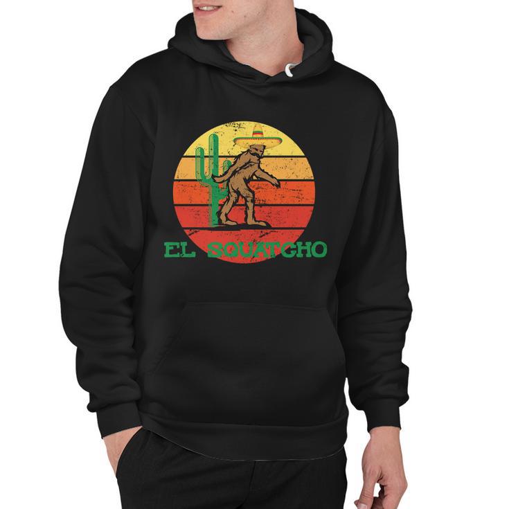 Bigfoot El Squatcho Mexican Sasquatch Tshirt Hoodie