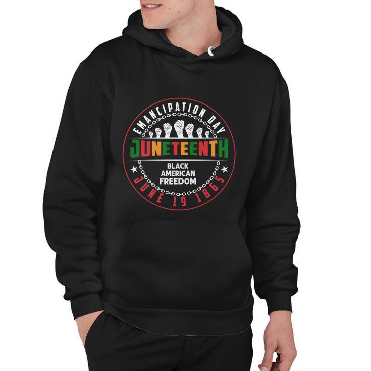 Black American Freedom Juneteenth Graphics Plus Size Shirts For Men Women Family Hoodie