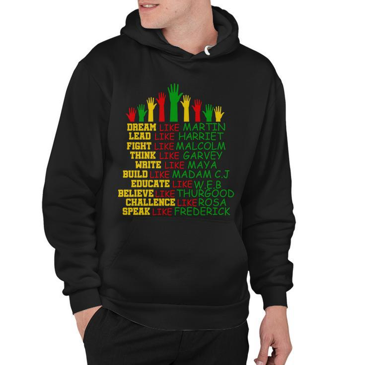 Black History Month Famous Figures Hoodie