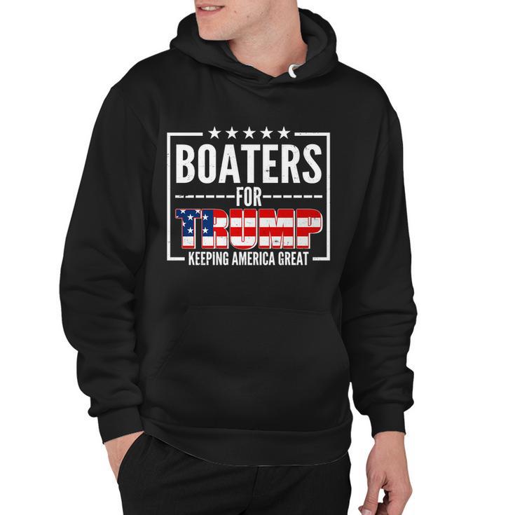 Boaters For Trump Keeping American Great Hoodie