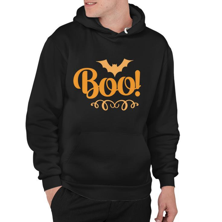Boo Ghost Bat Halloween Quote Hoodie