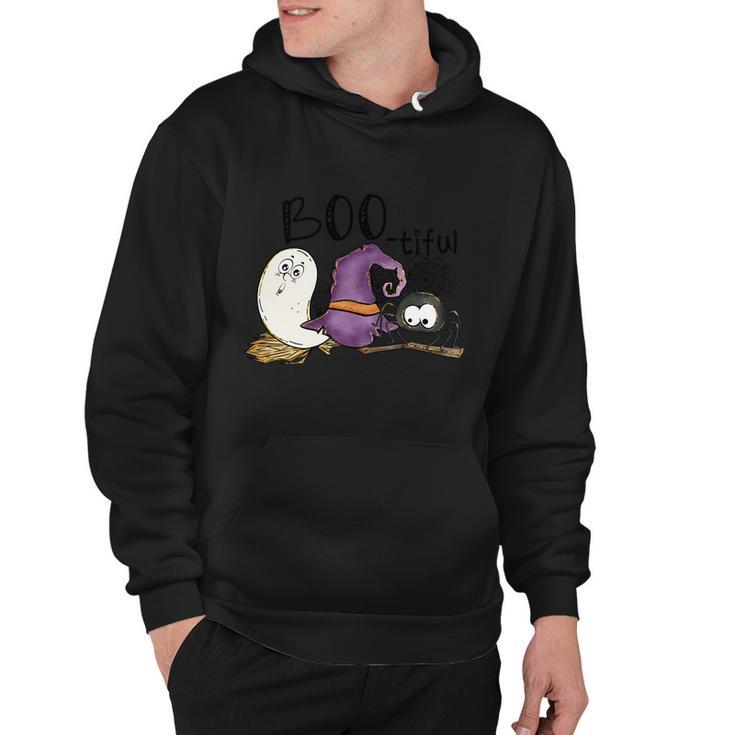 Boo Tiful Funny Halloween Quote V3 Hoodie