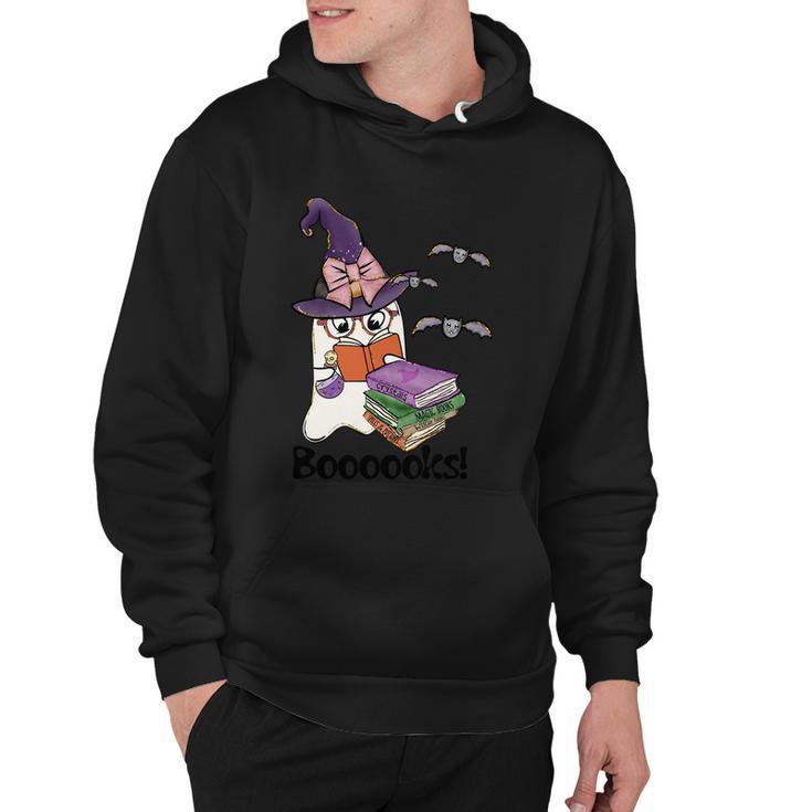 Boooooks Ghost Funny Halloween Quote V2 Hoodie