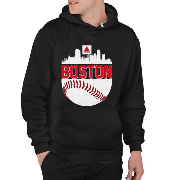 Boston Skyline Fenway Baseball Sports Logo Tshirt Hoodie