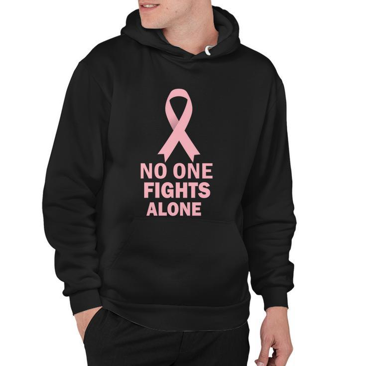 Bougie Hounds No One Fights Alone Gift Hoodie