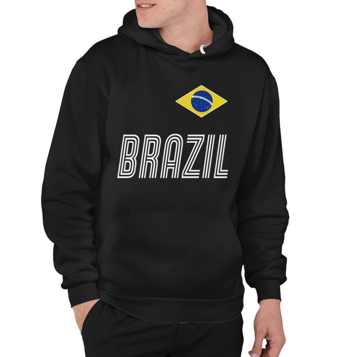 Brazil Soccer Team Jersey Flag Hoodie