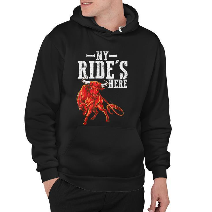 Bull Riding Pbr Rodeo Bull Riders For Western Ranch Cowboys Hoodie