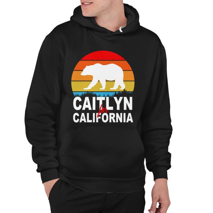 Caitlyn For California Retro Cali Bear Hoodie