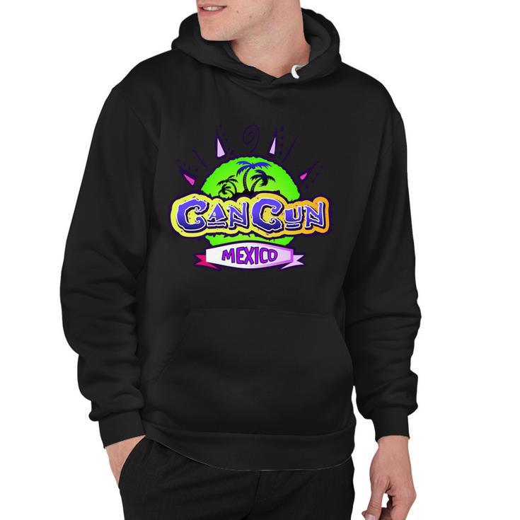 Cancun Tropical Logo Hoodie