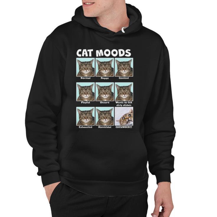 Cat Moods Funny Meme Tshirt Hoodie