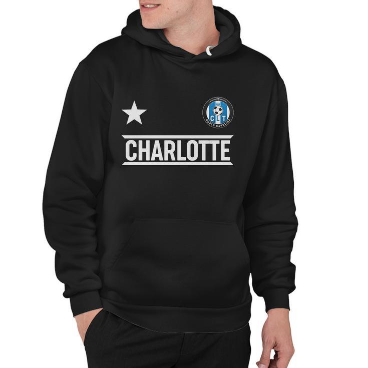 Charlotte North Carolina Soccer Jersey Hoodie