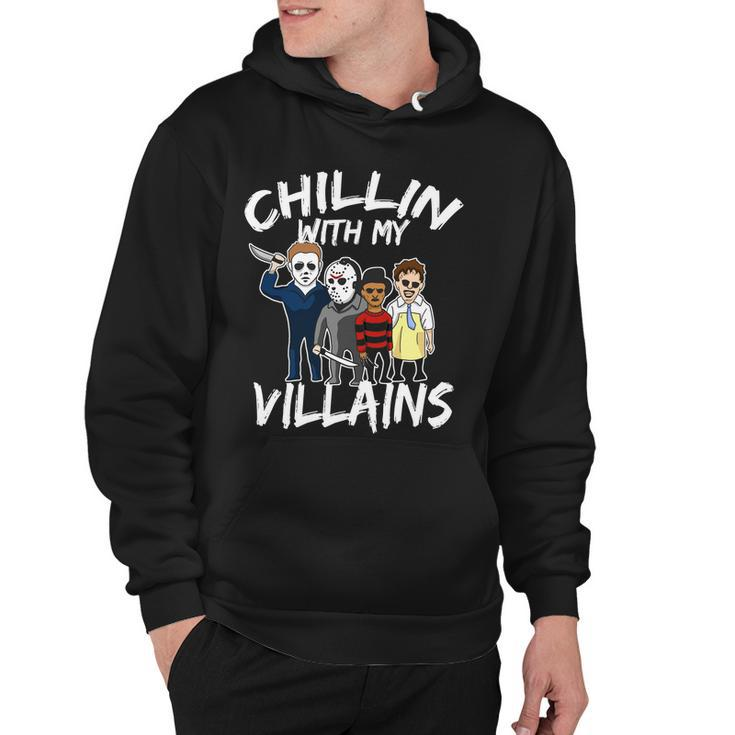 Chillin With My Villains Tshirt Hoodie