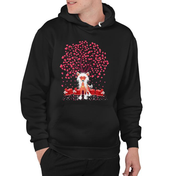 Chinese Crested Dog Lover Chinese Crested Valentine&8217S Day Hoodie