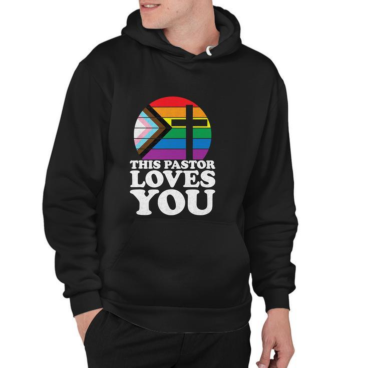 Christian Ally Inclusive Pride Clergy This Pastor Loves You Hoodie