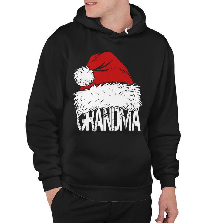 Christmas Santa Hat Grandma Tshirt Hoodie