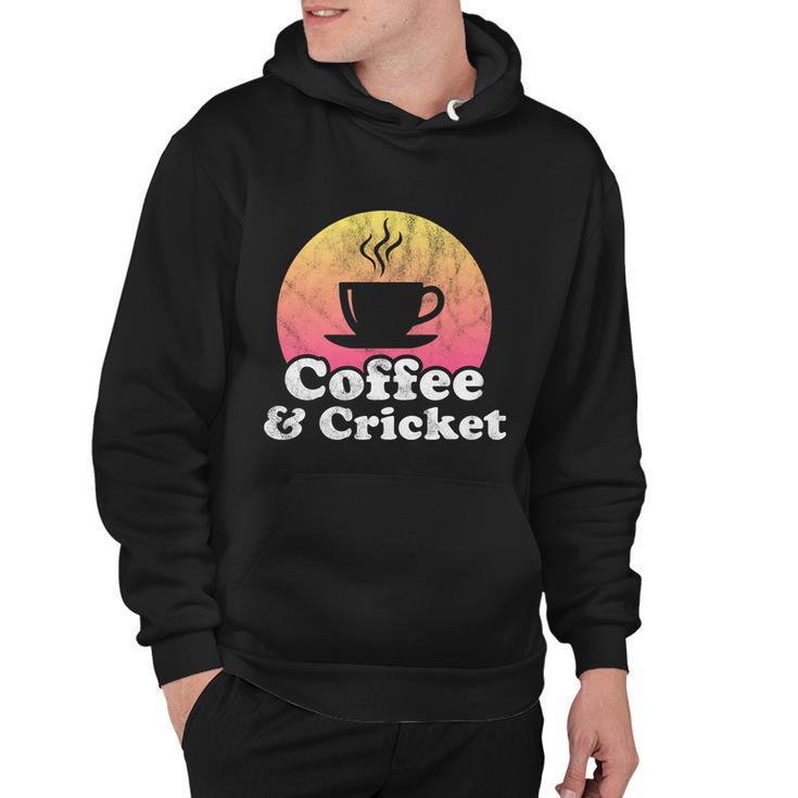 Coffee And Cricket Great Gift Hoodie