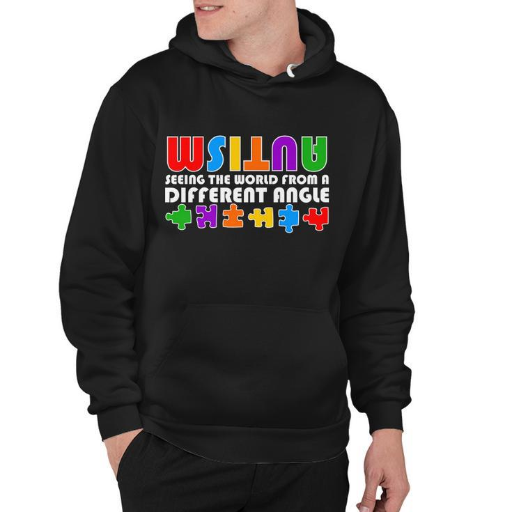 Colorful - Autism Awareness - Seeing The World From A Different Angle Tshirt Hoodie