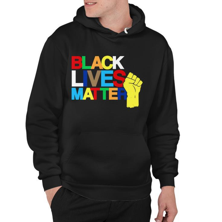 Colorful Black Lives Matter Fist African Style Tshirt Hoodie