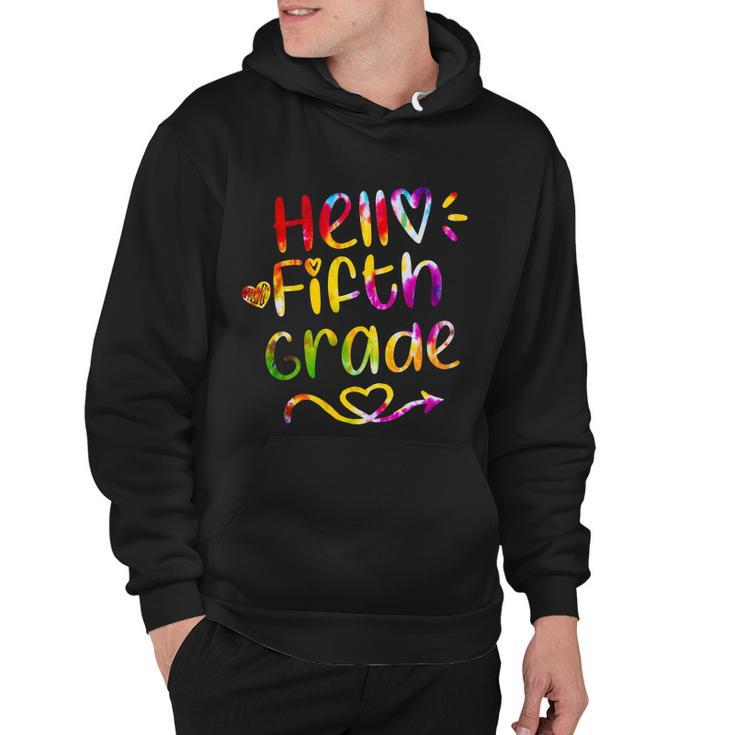 Colorful Hello Fifth Grade Hoodie
