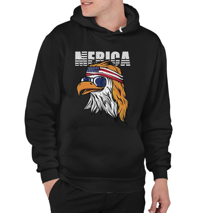 Cool Merica Eagle Mullet Usa 4Th Of July Gift Hoodie