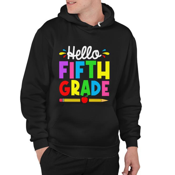 Cute Hello Fifth Grade Outfit Happy Last Day Of School Gift Hoodie