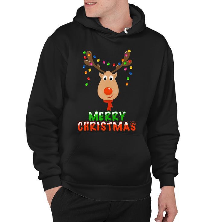 Cute Merry Christmas Reindeer Tshirt Hoodie