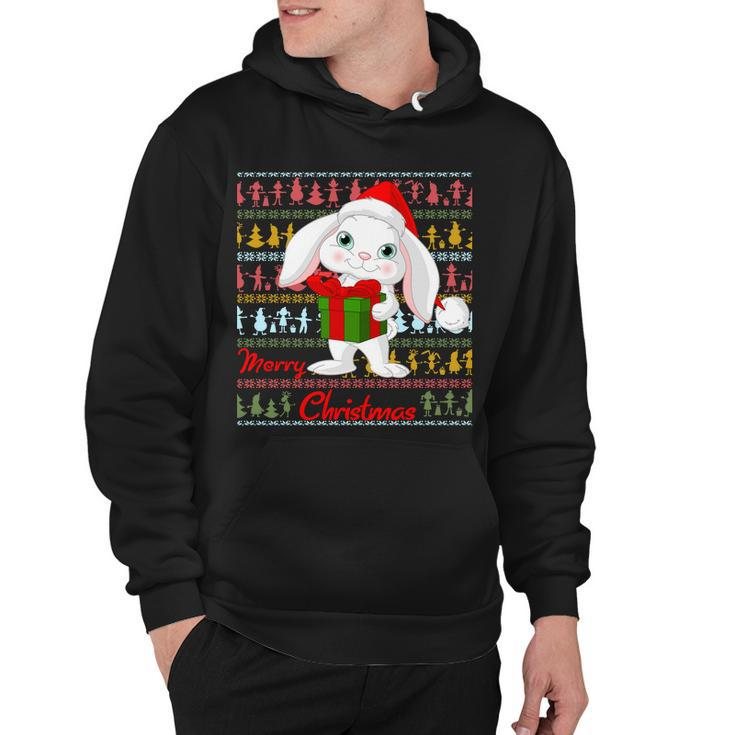 Cute Rabbit Ugly Christmas Sweater Hoodie