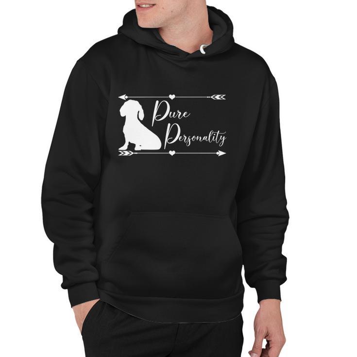 Dachshund Wiener Personality Doxie Mom Dog Lover Gift V2 Hoodie