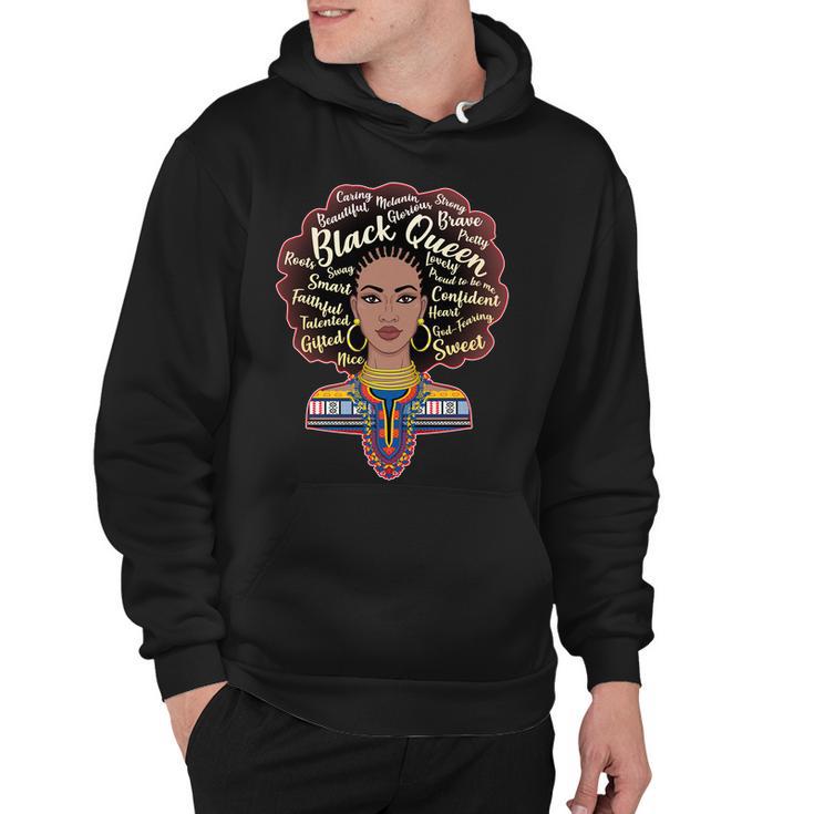 Dashiki Black Queen Hoodie