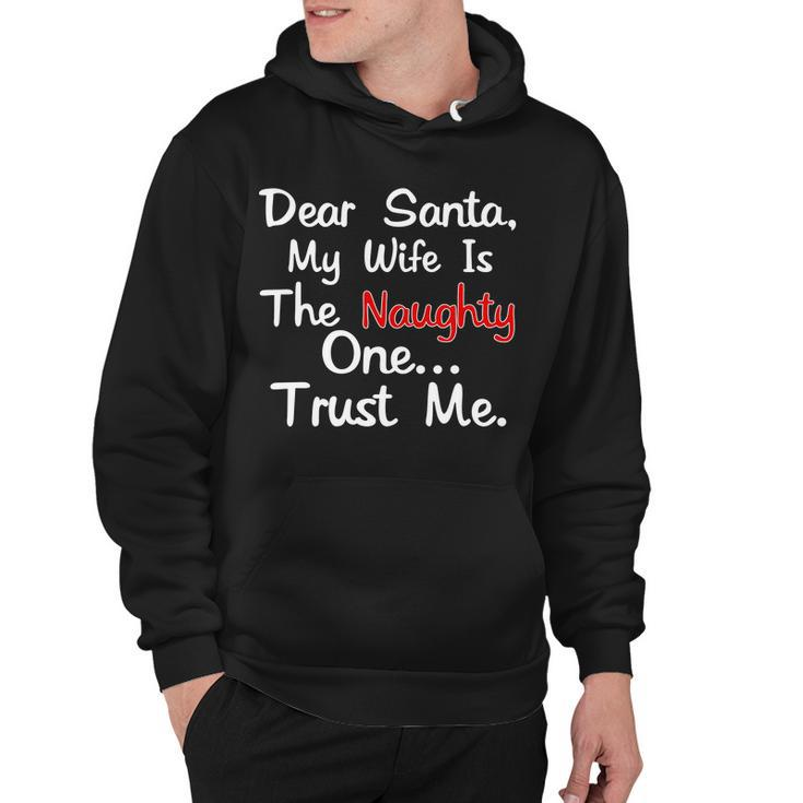 Dear Santa Naughty Wife Tshirt Hoodie