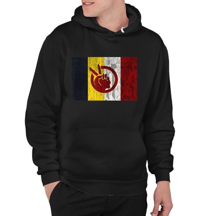 Distressed American Indian Movement Hoodie