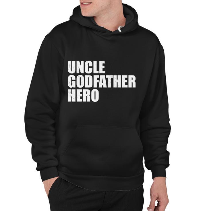 Distressed Uncle Godfather Hero Hoodie