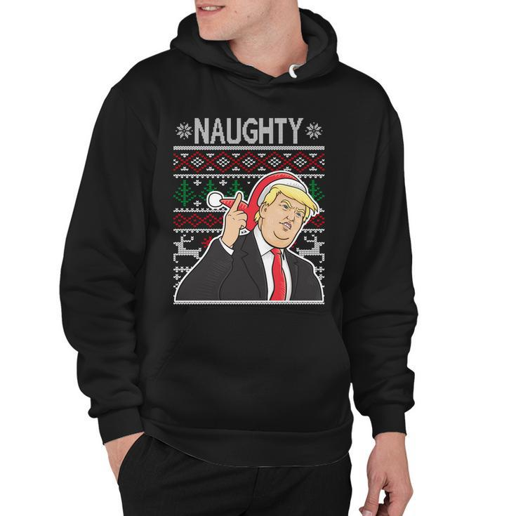 Donald Trump Naughty Ugly Christmas Hoodie