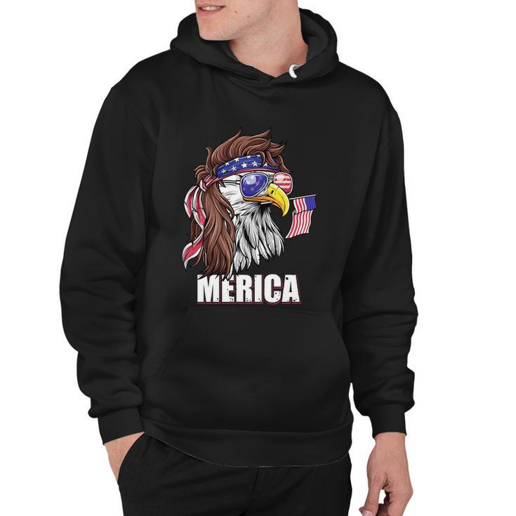 Eagle Mullet 4Th Of July Usa American Flag Merica Funny Gift V2 Hoodie