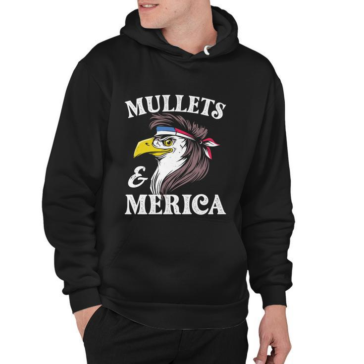 Eagle Mullet 4Th Of July Usa American Flag Merica Funny Great Gift Hoodie