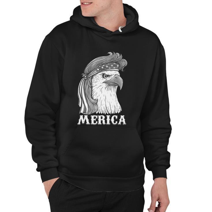 Eagle Mullet 4Th Of July Usa American Flag Merica Gift V8 Hoodie
