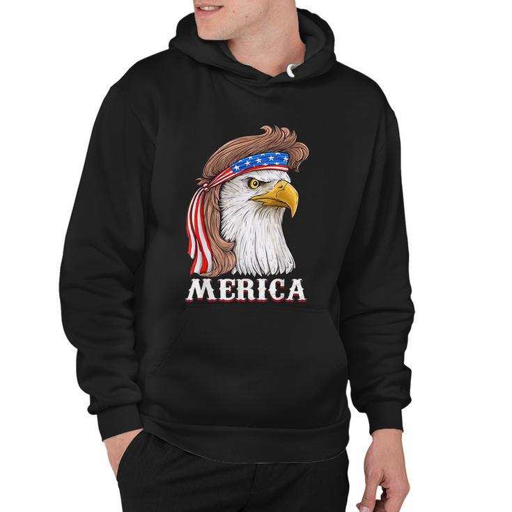Eagle Mullet 4Th Of July Usa American Flag Merica V3 Hoodie