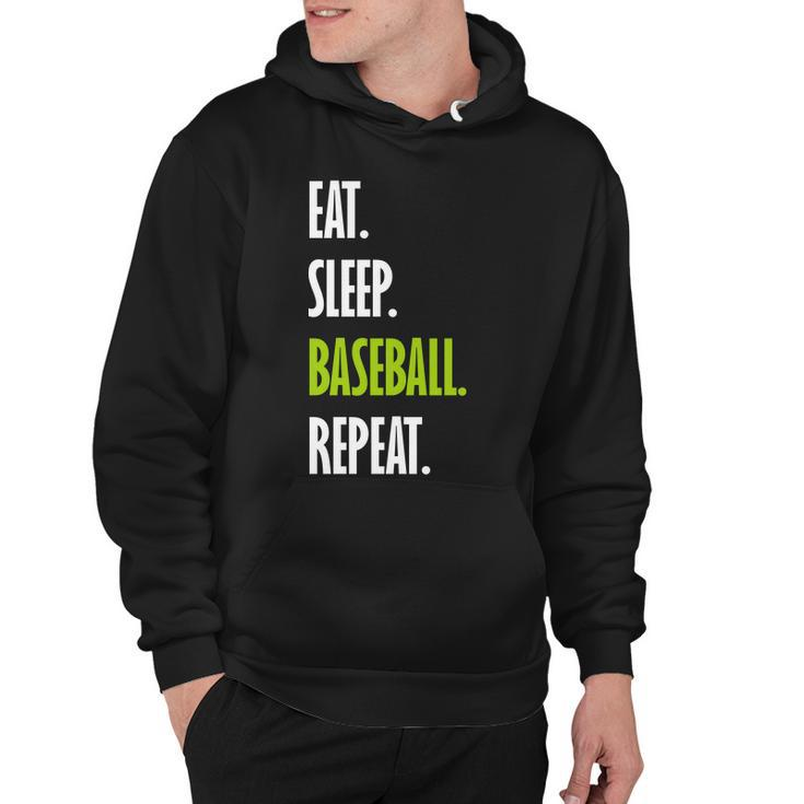 Eat Sleep Baseball Repeat V2 Hoodie
