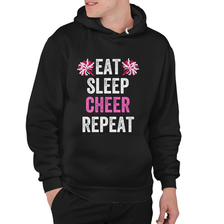 Eat Sleep Cheer Repeat Cheerleading Cute Gift Hoodie