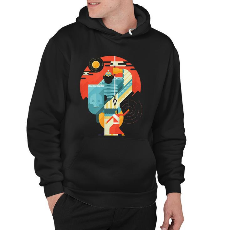 Epic David And Goliath Christian Bible Graphic Hoodie
