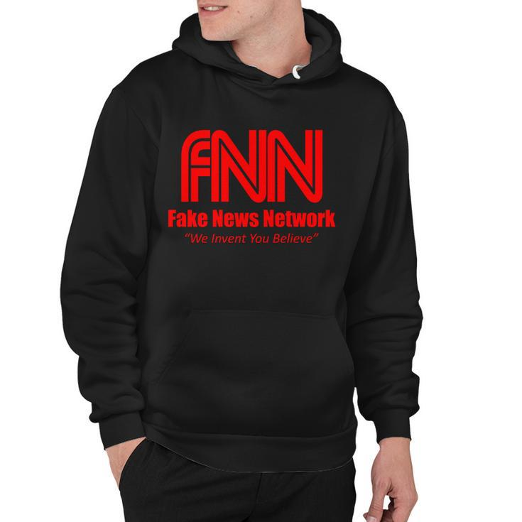 Fake News Network Ffn We Invent You Believe Donald Trump Hoodie
